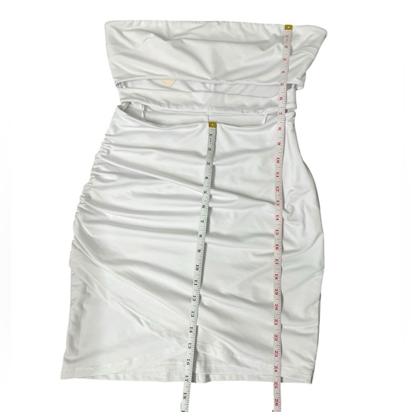 Revolve Superdown Strapless Cutout Dress in White - Picture 16 of 16